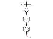 N-叔丁基-3-(对<span class='lighter'>甲</span>氧基苯基哌嗪)<span class='lighter'>氮</span><span class='lighter'>杂</span><span class='lighter'>环</span><span class='lighter'>丁烷</span>