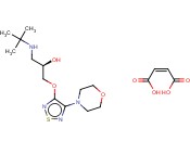 (+)-3-[3-(叔丁基氨基)-2-羟基丙氧基]-4-<span class='lighter'>吗</span><span class='lighter'>啉</span><span class='lighter'>基</span>-1,2,5-噻二唑马来酸盐