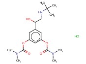 1-[双-(3',5'-N,N-二甲氨甲酰氧基)苯基]-2-N-叔丁基氨基乙醇<span class='lighter'>盐酸盐</span>
