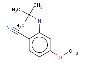2-(TERT-BUTYLAMINO)-<span class='lighter'>4-METHOXYBENZONITRILE</span>
