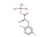 (R)-3-(2'-CHLORO-5'-FLUOROPYRIDYL-3')ALANINE T-BUTYL ESTER