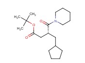 (R)-3-CYCLOPENTYLMETHYL-4-OXO-4-PIPERIDIN-1-YL-<span class='lighter'>BUTYRIC</span> ACID TERT-BUTYL <span class='lighter'>ESTER</span>