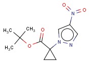 1-(4-NITRO-PYRAZOL-1-YL)-CYCLOPROPANECARBOXYLIC ACID TERT-BUTYL ESTER
