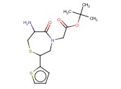 TERT-BUTYL-6-AMINO-5-OXO-2(2-THIENYL)PERHYDRO-1,4-THIAZEPINE-4-ACETATE