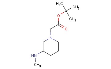 TERT-BUTYL 2-[3-(METHYLAMINO)PIPERIDIN-1-YL]ACETATE