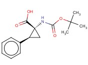 (1R,2S)-N-BOC-1-<span class='lighter'>氨基</span>-2-苯基<span class='lighter'>环</span><span class='lighter'>丙烷</span>羧酸