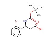 BOC-(S)-3-<span class='lighter'>AMINO</span>-3-(2-BROMO-PHENYL)-<span class='lighter'>PROPIONIC</span> ACID