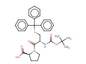 BOC-<span class='lighter'>CYS</span>(TRT)-<span class='lighter'>PRO</span>-OH