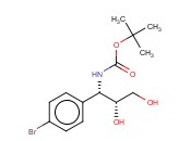 TERT-BUTYL (1S,2R)-1-(4-BROMOPHENYL)-2,3-DIHYDROXYPROPYLCARBAMATE