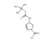 CIS-N-TERT-BUTOXYCARBONYL-4-AMINOCYCLOPENT-2-ENE-1-CARBOXYLIC ACID