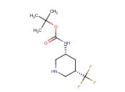 CIS-3-(BOC-AMINO)-5-(TRIFLUORMETHYL)PIPERIDINE