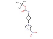 TERT-BUTYL (1S,3S)-3-(4-NITRO-1H-IMIDAZOL-1-YL)CYCLOBUTYLCARBAMATE