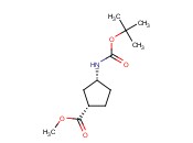 CIS-N-TERT-BUTOXYCARBONYL-4-AMINOCYCLOPENTANE-1-CARBOXYLIC ACID METHYL ESTER