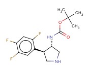TRANS-TERT-BUTYL (4-(2,4,5-TRIFLUOROPHENYL)PYRROLIDIN-3-YL)CARBAMATE