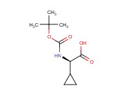 (R)-2-((tert-Butoxycarbonyl)amino)-2-cyclopropylacetic acid