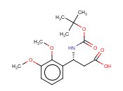 BOC-(R)-3-<span class='lighter'>AMINO</span>-3-(<span class='lighter'>2,3</span>-DIMETHOXY-PHENYL)-<span class='lighter'>PROPIONIC</span> ACID