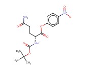 N-ALPHA-T-BUTYLOXYCARBONYL-D-<span class='lighter'>GLUTAMINE</span> P-NITROPHENYL ESTER