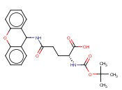 N-ALPHA-BOC-N-DELTA-XANTHYL-D-<span class='lighter'>GLUTAMINE</span>