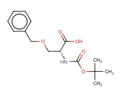 N-叔丁氧羰基-O苄-D-<span class='lighter'>丝氨酸</span>
