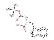 N-(<span class='lighter'>叔</span><span class='lighter'>丁</span><span class='lighter'>氧</span><span class='lighter'>羰基</span>)-D-色氨酸