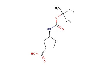 (1S,3S)-N-BOC-1-AMINOCYCLOPENTANE-3-CARBOXYLIC ACID