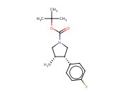 REL-(3S,4S)-TERT-BUTYL 3-AMINO-4-(4-FLUOROPHENYL)PYRROLIDINE-1-CARBOXYLATE