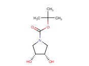 <span class='lighter'>TERT-BUTYL</span> (3R,4S)-3,4-DIHYDROXYPYRROLIDINE-1-<span class='lighter'>CARBOXYLATE</span>