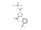 <span class='lighter'>BOC-</span>(+/-)-TRANS-4-(3-TRIFLUOROMETHYL-PHENYL)-PYRROLIDINE-3-CARBOXYLIC ACID