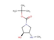 TRANS-TERT-BUTYL 3-HYDROXY-4-(METHYLAMINO)PYRROLIDINE-1-CARBOXYLATE