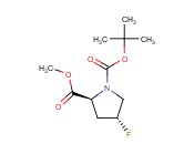 N-T-BOC-<span class='lighter'>TRANS</span>-4-FLUORO-L-PROLINE METHYL <span class='lighter'>ESTER</span>