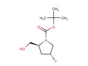 (2S,4R)-<span class='lighter'>TERT-BUTYL</span> 4-FLUORO-2-(HYDROXYMETHYL)PYRROLIDINE-1-<span class='lighter'>CARBOXYLATE</span>
