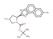 (2S,4R)-TERT-BUTYL 2-(7-BROMO-3H-NAPHTHO[1,2-D]IMIDAZOL-2-YL)-4-FLUOROPYRROLIDINE-1-CARBOXYLATE