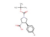 BOC-(+/-)-TRANS-4-(4-BROMO-PHENYL)-PYRROLIDINE-3-CARBOXYLIC ACID