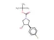 REL-(3S,4R)-TERT-BUTYL 3-(4-FLUOROPHENYL)-4-HYDROXYPYRROLIDINE-1-CARBOXYLATE