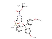 (3R,4S)-TERT-BUTYL 3-(BIS(4-METHOXYPHENYL)(PHENYL)METHOXY)-4-((METHYLSULFONYL)OXY)PYRROLIDINE-1-CARBOXYLATE