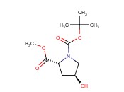 (2R,4S)-1-tert-Butyl 2-methyl 4-hydroxypyrrolidine-1,2-dicarboxylate