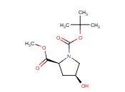 N-Boc-<span class='lighter'>cis</span>-4-Hydroxy-L-proline methyl ester