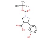 1-[(TERT-BUTOXY)CARBONYL]-4-(3-HYDROXYPHENYL)PYRROLIDINE-3-CARBOXYLIC ACID