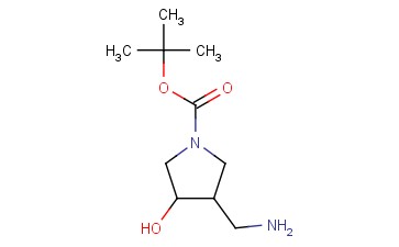TERT-BUTYL 3-(AMINOMETHYL)-4-HYDROXYPYRROLIDINE-1-CARBOXYLATE
