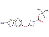 TERT-BUTYL 3-([2-AMINO-[1,3]THIAZOLO[5,4-B]PYRIDIN-6-YL]OXY)AZETIDINE-1-CARBOXYLATE