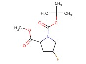 1,2-PYRROLIDINEDICARBOXYLIC ACID, 4-FLUORO-, 1-(1,1-DIMETHYLETHYL) 2-METHYL ESTER