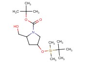4-(TERT-BUTYL-DIMETHYL-SILANYLOXY)-2-HYDROXYMETHYL-PYRROLIDINE-1-CARBOXYLIC ACID TERT-BUTYL ESTER
