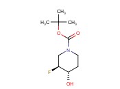 TERT-BUTYL (TRANS)-3-FLUORO-4-HYDROXY-PIPERIDINE-1-CARBOXYLATE