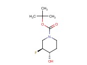 <span class='lighter'>TERT-BUTYL</span> (TRANS)-3-FLUORO-4-HYDROXY-<span class='lighter'>PIPERIDINE-1-CARBOXYLATE</span>