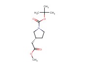 (R)-N-<span class='lighter'>Boc</span>-pyrrolidine-3-acetic acid methyl <span class='lighter'>ester</span>