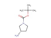(3S)-(-)-1-(<span class='lighter'>叔</span><span class='lighter'>丁</span><span class='lighter'>氧</span><span class='lighter'>羰基</span>)-3-<span class='lighter'>氨基</span>吡咯烷