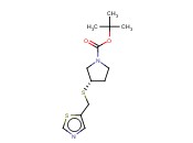 (S)-3-(THIAZOL-5-YLMETHYLSULFANYL)-PYRROLIDINE-1-CARBOXYLIC ACID TERT-BUTYL ESTER