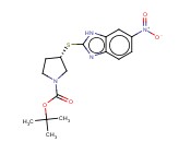 (S)-3-(6-NITRO-1H-BENZOIMIDAZOL-2-YLSULFANYL)-PYRROLIDINE-1-CARBOXYLIC ACID TERT-BUTYL ESTER