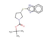 (S)-3-(1H-BENZOIMIDAZOL-2-YLSULFANYL)-PYRROLIDINE-1-CARBOXYLIC ACID TERT-BUTYL ESTER