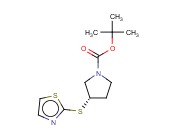 (S)-3-(THIAZOL-2-YLSULFANYL)-PYRROLIDINE-1-CARBOXYLIC ACID TERT-BUTYL ESTER